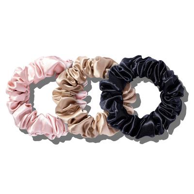 China Custom Fashion SILP Silk Scrunchie For Hair Scrunchie 100% Silk Mulberry SILP Silk Scrunchies 2022 22mm for sale