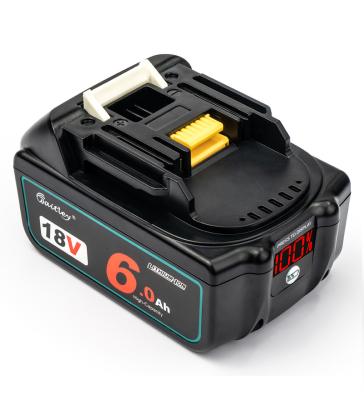 China Machine- Oh Rechargeable 18V6.0 Battery For Makita Power Tools With LED 1890 Li-ion Replacement LXT BL1860 1850 18v 9 A 6000mAh for sale