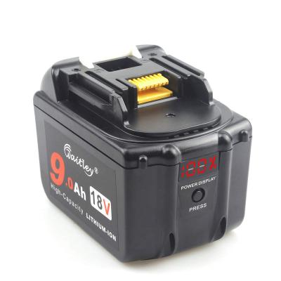 China Machine Tools Factory BL1830 BL1840 BL1850 BL1860 1890 20V 18Volt 9000mAh 18V 9.0Ah 9A Battery For Makita Machine Tool Lithium-ion rechargeable for sale