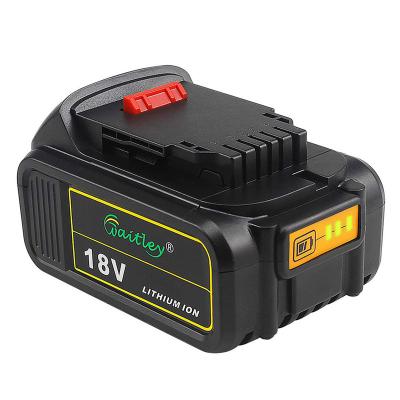 China Power Tools Waitley DCB200 5.0Ah Replacement Battery Compatible For Dewalt 18V 5000mAh 20V Max XR Tools 18v DCB184 Battery DCS551N for sale