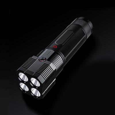 China 18W Multifunctional Fast Charge LED SOS Super Bright Lamps Short Circuit Protect Powerful Jump Starter For Car Torch Light Emergency Flashlight for sale