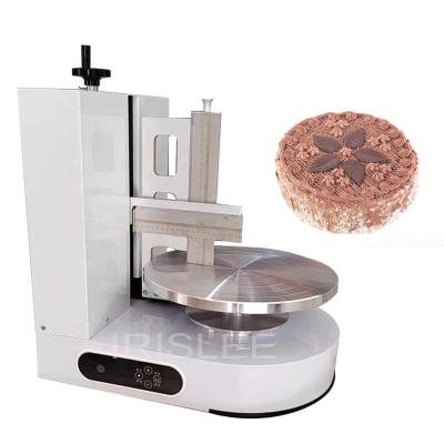 China Bakery Round Cake Cream Filling Machine Cake Bread Cream Decoration Spread Coating Spreader Smoothing Machine for sale