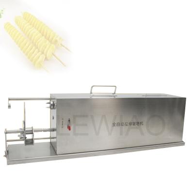 China food & Commercial Electric Potato Slicer Machine Household Stainless Steel Potato Slicing Machine Automatic Spiral Cutter for sale