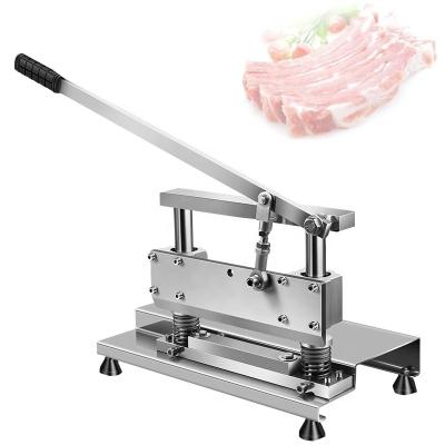 China Manual Vegetable Processing Plant Stainless Steel Bone Cutter Chopper Kitchen Meat Cutting Machine Tool for sale