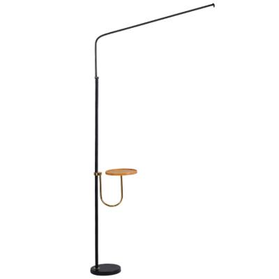 China Hotel led floor lamp three-color light-changing creative vertical lamp bracket minimalist living room bedroom floor lamp for sale