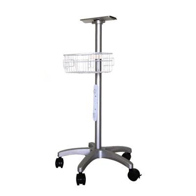 China Hospital Trolley Clayton Medical Patient Monitor Steel Stand Trolley for sale