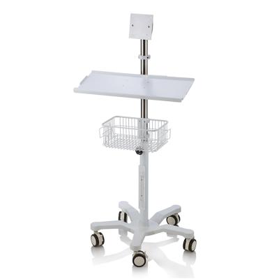 China Jrs-1005-10 Modern Removable Medical Emergency Mobile Crash Cart For Edan Patient Monitor for sale