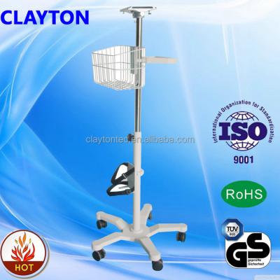 China Aluminum Patient Monitor Machine Metal Cart For Mindray IPM / IMEC Series for sale