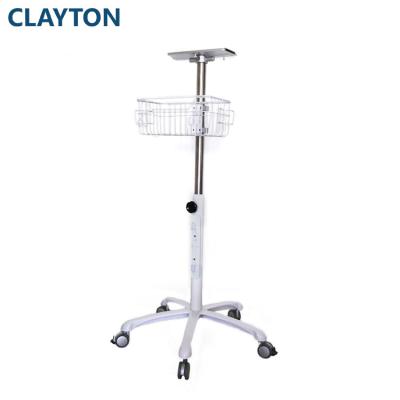 China Modern Wholesale Hospital Stand Trolley Medical Moving Rolling Cart With Casters For Mindray for sale