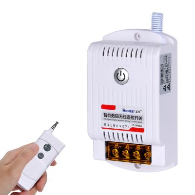 China High quality10A household switch control 380v wireless remote switch with remote control for water pump for sale