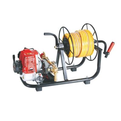 China High Efficient Taizhou JC Garden Weed Sprayer Pump with Motor Hose Coil Kit Pest Control Spray Spot for sale