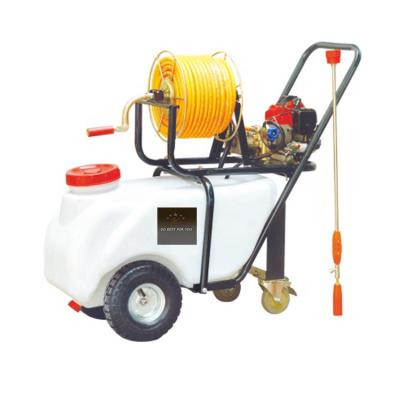 China High Efficient China JC 50L 50 Liter Tank Trolley Pesticide Sprayer Gasoline Petrol Mist Agricultural Garden Sprayers for sale