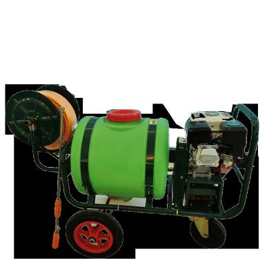 China High Efficient Taizhou JC Trolley Type 80L 120L Gasoline Engine Power Sprayer With Wheels for sale