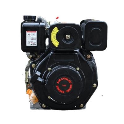 China Taizhou JC10HP 186F Diesel Engine Single Cylinder 4 Stroke Engine Air Cooled Diesel for sale