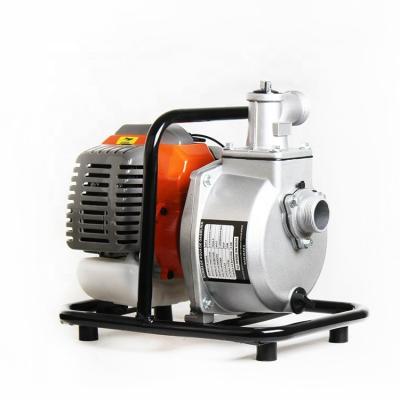 China Automotive industry Taizhou JC 1.5 inch WP15 gasoline power irrigation gasoline water pump with 2 stroke motor for sale