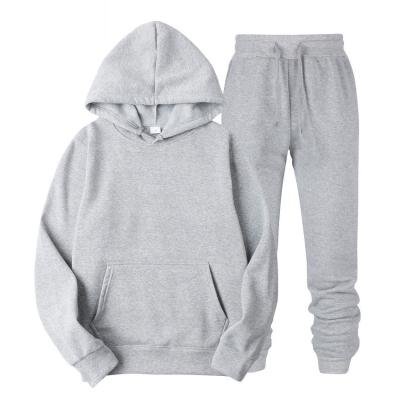 China Anti-wrinkle Autumn Custom hoodie and joggers set unisex women pullover two-piece set hoodie and pant for sale