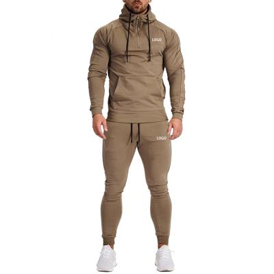 China Logo Sports Suits Tech Fleece Custom Breathable Two Pieces Wholesale Tracksuit Hoodie Men Jogging Suits Sweat Suits for sale