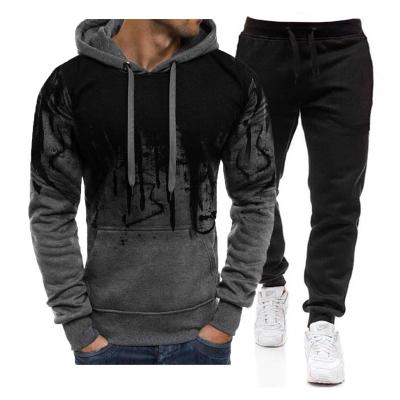 China Breathable Men's Set Hoodie Sets Sportswear Mens Tracksuit Hoodies+Sweatpants 2 Piece Autumn Winter Male Warm Clothing Pullover Sweatshirts for sale