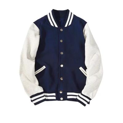 China QUICK DRY Custom Embroidered Chenille Patches Wool Genuine Leather Jackets Letterman Baseball College Varsity Jacket for sale