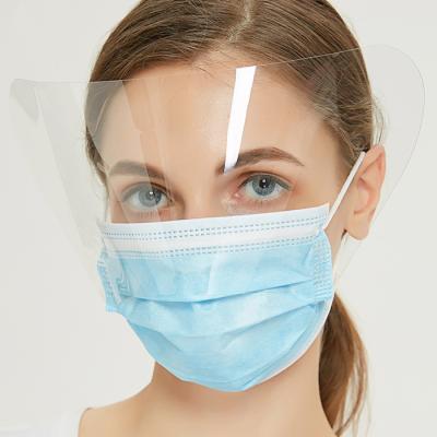 China Anti Fog Face Shield Disposable 3 Layer Face Mask Medical Mask CE High Breathability & Comfortable Class I 3 Years 3 Plys for sale