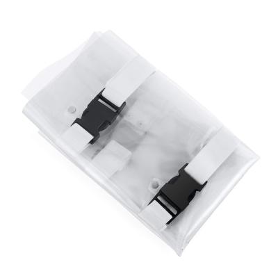 China SJ Foot Pad Dental Chair Covers Dustproof Transparent Plastic Dental Chair Toe Cover Sleeves with Elastic Bands for sale