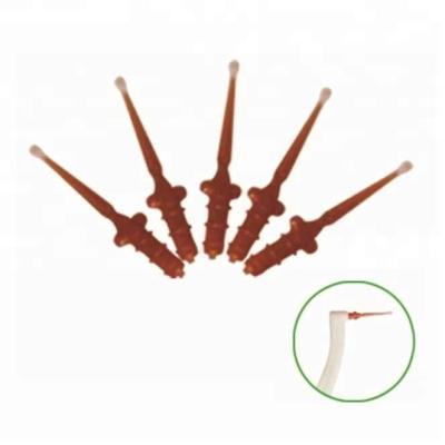 China SJ Disposable Dental Micro Brushes Denture Electric Teeth Brush Tip Plastic Micro Swabs Applicators for sale