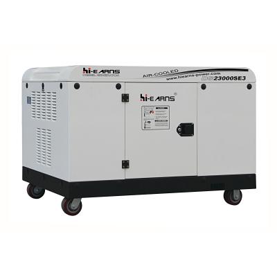 China 22KVA Air Cooled Diesel Generator DG23000SE With 30L Overload Protection for sale