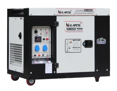 China HR198FA Engine 10KVA 8KW Air Cooled Diesel Generator Single Phase DG11000SE for sale