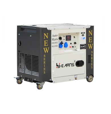 China 5000W Heavy Duty Diesel Generator Single Phase Diesel Generator Types DG6500SE for sale