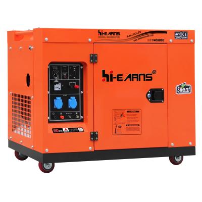 China Silent Type Field Generator 10kw 12KVA Air Cooled Diesel Portable Generator 30 for sale