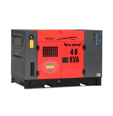 China High quality 40KVA 30KW 1500rmp water cooled ultra quiet fuel efficient diesel generator GF2-40KVA for sale