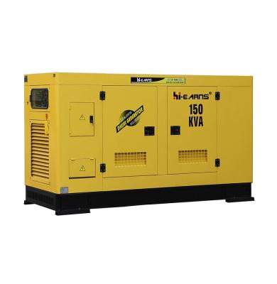 China 150KVA 120KW Silent Four Cylinder Water Cooled Diesel Generator With CE ISO Certificate 220L for sale