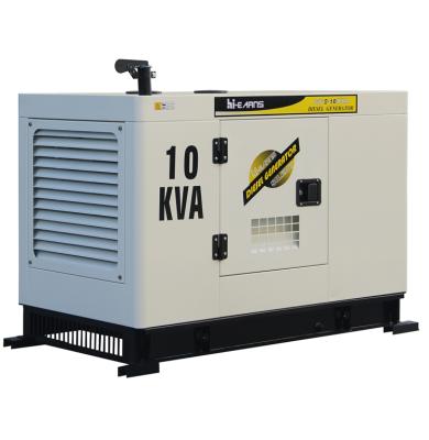 China 8KW 10KVA 60HZ Silent Type Water Cooled Diesel Generator With Digital Panel And ATS GF2-10KVA for sale