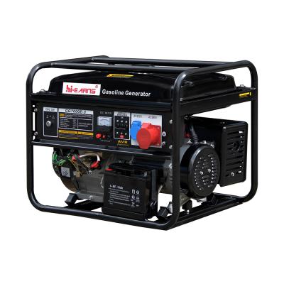 China 5KW 6KW 7KW 380V 400V Three Phase Air Cooled Gasoline Generator GG7000E3 for sale