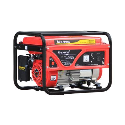 China 3KW Single Phase Manual Start Air Cooled Gasoline Generator For Home Use GG3800 for sale