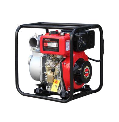 China Commercial Buildings 3inch 80mm Red Agricultural Water Pump Diesel Engine for sale