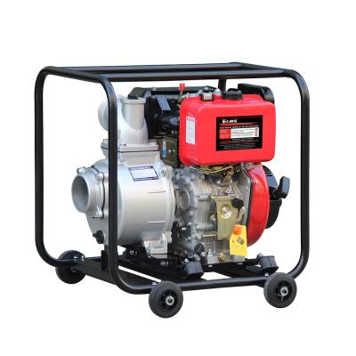 China Other 4 Inch DP40 Recoil Irrigation Diesel Water Pump With Small Wheels for sale