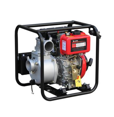 China Water treatment solutions 3 inch air cooled electric start water pump diesel unit for sale