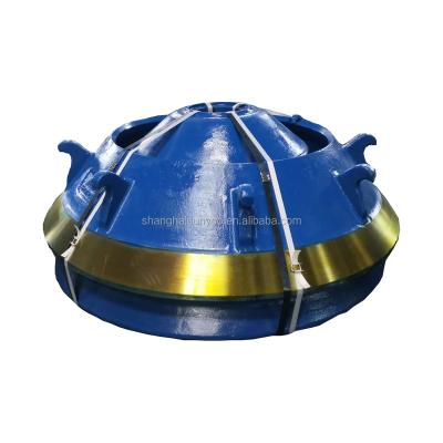 China MN18 Concave Ore Crusher Bowl Liner Mantle Crusher Wear Parts Cast High Manganese for sale