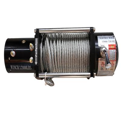 China CRANK 12v Electric Winch 2000lbs 901 Kg Electric Winch Brake Electric Winch for sale