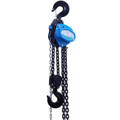 China 1t 2T Small Chain Block Crane Triangle 5t6m Manual Iron Hoist Chain Block Hoist Hsz-a for sale