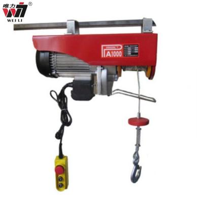 China Mini Electric Steel Wire Winch Rope  Indefinite LUDE Hoist Winch 500 Kg for sale