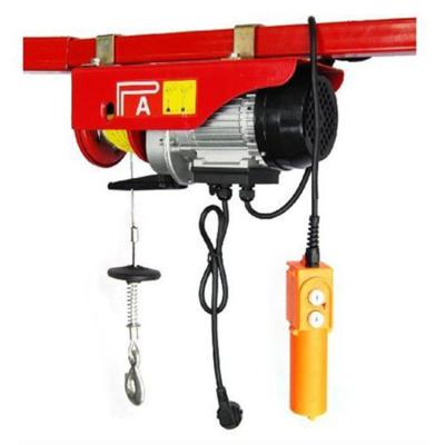 China Hoisting goods wholesale PA250kg PA500 250kg 500kg 220v small mini motor electric wire rope hoist hoist winch for sale