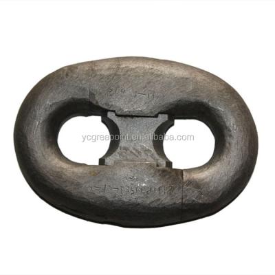 China Cast iron anchor chain kenter marine knuckle shackles for boat for sale