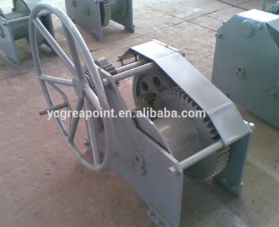 China CARGO VESSEL Factory Supply GENERAL Marine Manual 2.5T Hand Winch For Boats Made In China for sale