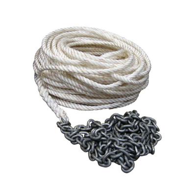 China High Strength Nylon Double Braided Dock Lines Marine Ropes for sale