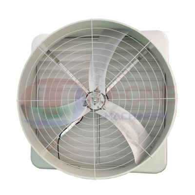 China Restaurant wall mounted 36 inch frp fiberglass exhaust cone fan for pig house for sale