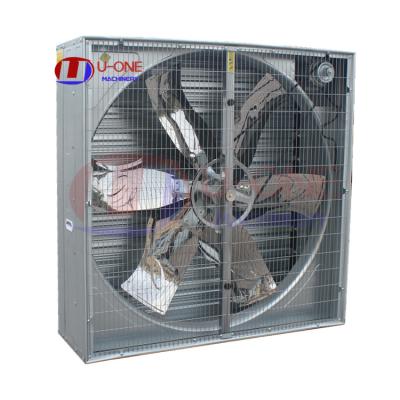 China Restaurant Galvanized Sheet Material Push Pull Exhaust Fan With Large Air Volume for sale