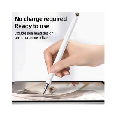 China Mobile Phone 1.45mm Capacitive Touch Screen Stylus Pen for iPhone iPad Tablet High Sensitive for Drawing and Writing Metal Pen for sale