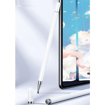 China Mobile Phone Thailand 2 in 1 Metal Disc Stylus Tilt Pen Pastel Blue Capacitive Dick Stylus Touch Screen Pen for Mobile Phone Tablet for sale